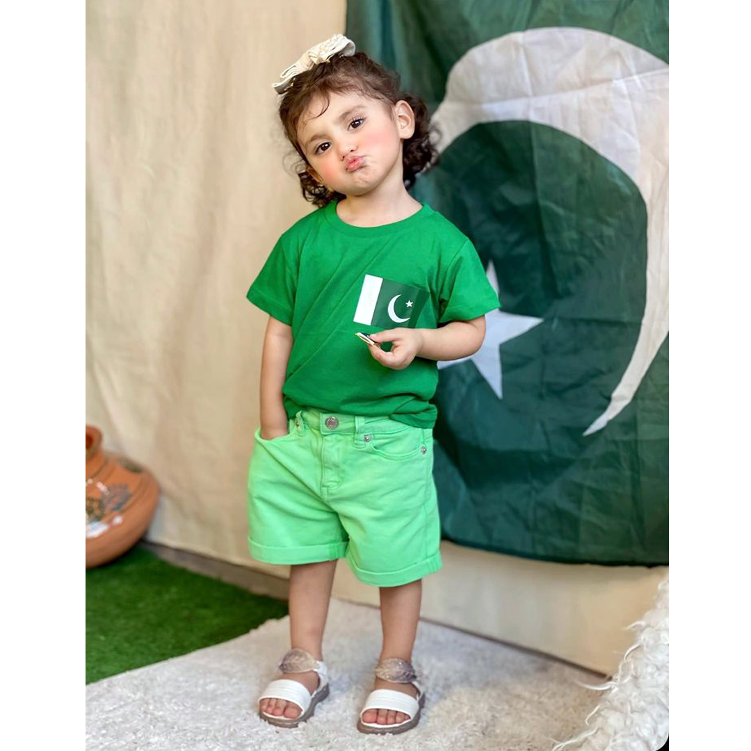 Green Pakistan Kids T-Shirt