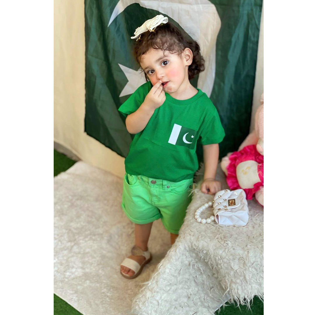 Green Pakistan Kids T-Shirt