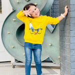 Yellow Eye Kids Sweat Shirt