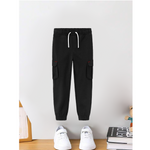 Black Side Pockets Trouser