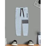 Grey 4 Lines Kids Trouser