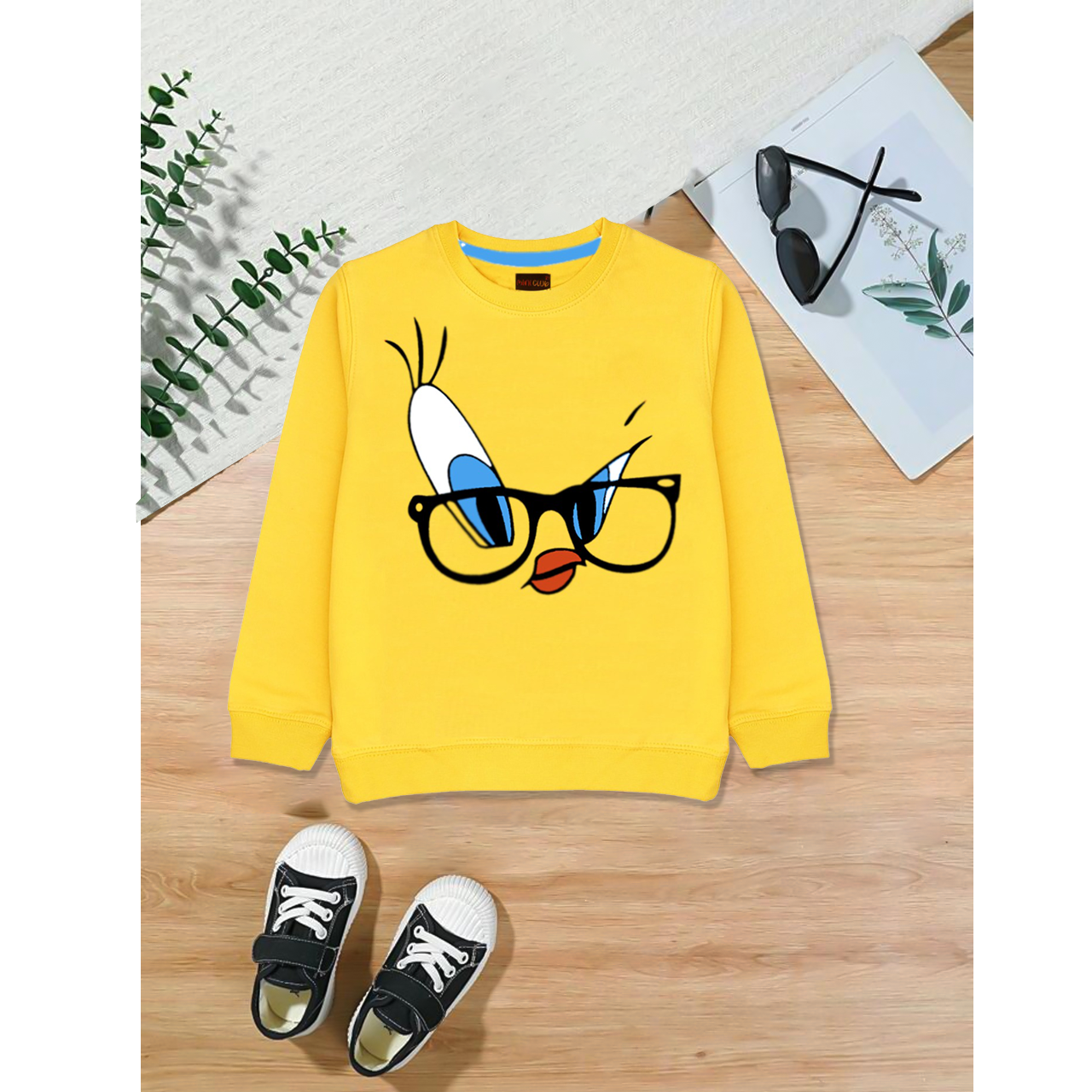 Yellow Eye Kids Sweat Shirt